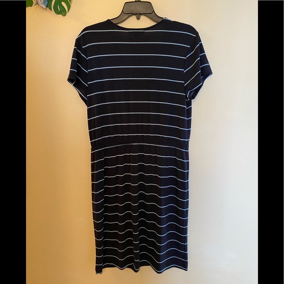 Banana Republic  - Blue Striped Nautical Dress (BRAND NEW W/TAGS) Size: Large - Picture 4 of 8